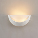 Applique bianca mezza luna luce morbida - Gillian