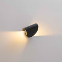 Applique da parete LED nera bagno - Notte