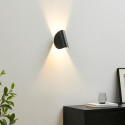 Applique da parete LED nera orientabile - Notte