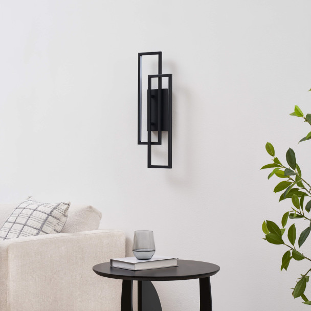 Applique nera design geometrico - Torello