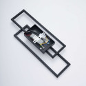 Struttura applique nera metallo - Torello