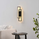 Applique LED nera atmosfera calda - Torello