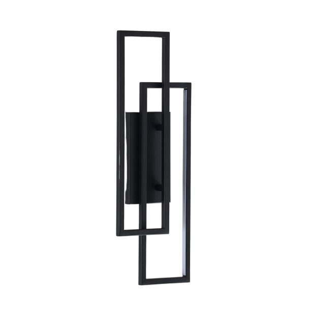 Applique nera minimalista stile moderno - Torello