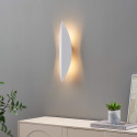 Grande applique da parete LED bianca - Moana