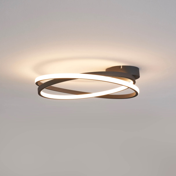Plafoniera nera moderna e di design - Unity