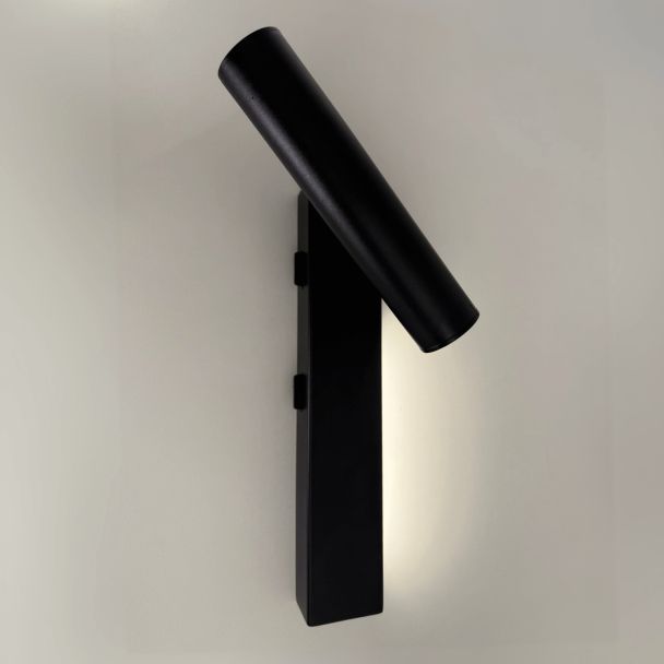 Applique nera testata da letto lampada da lettura sinistra- Lodvi