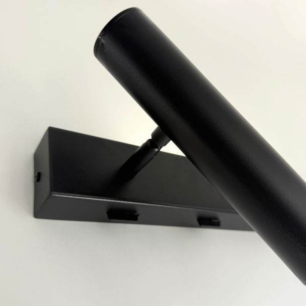 Applique nera testata da letto lampada da lettura sinistra- Lodvi