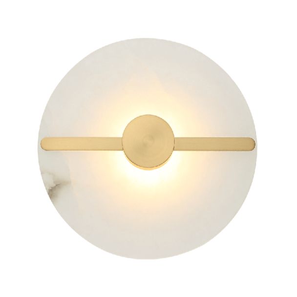 Applique moderna dorata rotonda - Lunéa