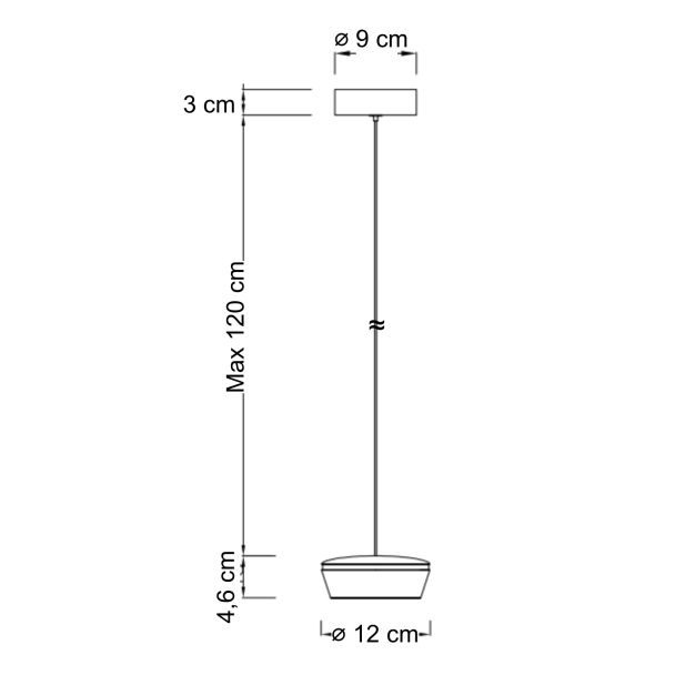 Sospensione LED integrata - Mavel