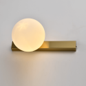 Lampada da parete ottone globo luminoso design - Noava