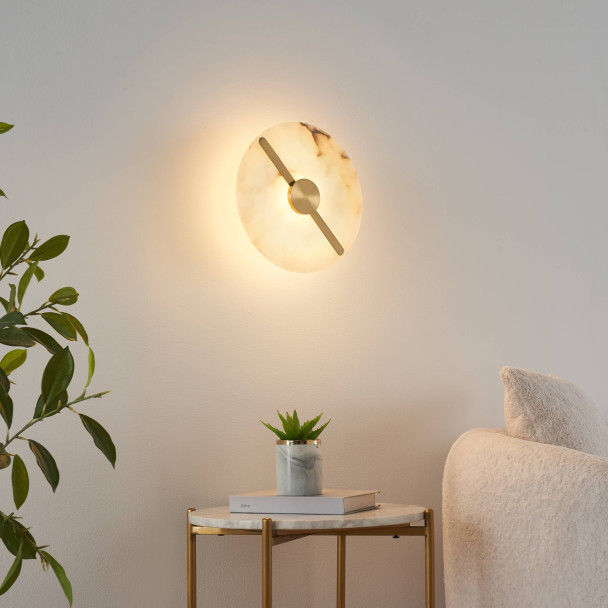 Lampada da parete in marmo - Lunéa