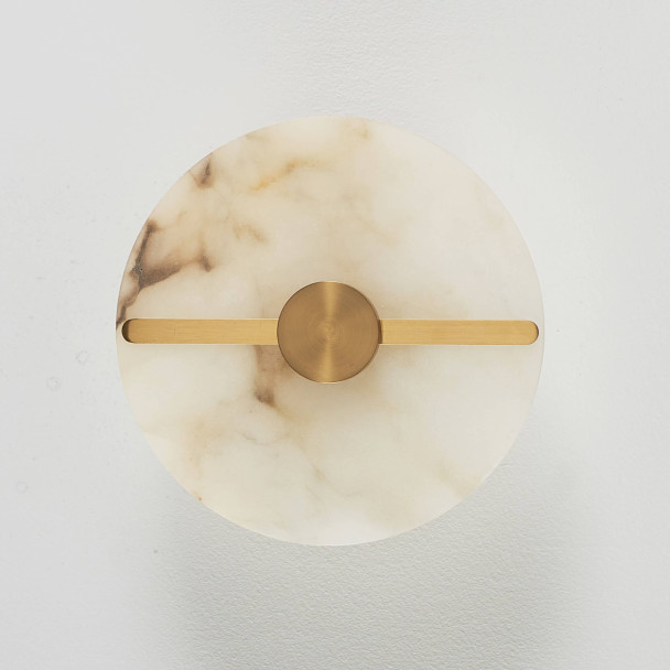 Applique moderna alabastro ottone stile elegante - Lunéa