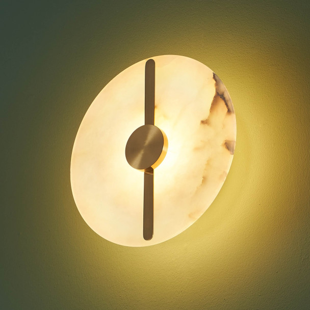 Applique elegante in alabastro - Lunéa
