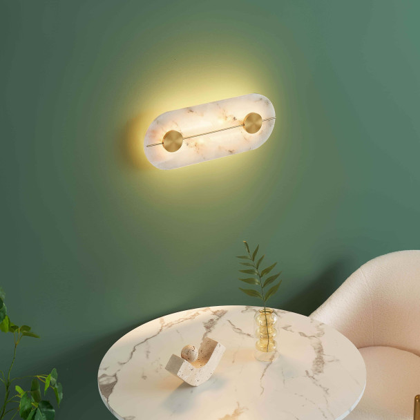 Applique dorata LED integrato - Calizia