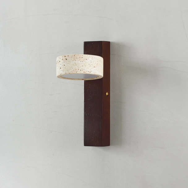Applique legno pietra elegante - Fiorenzo