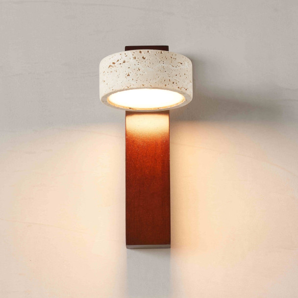 Applique travertino design moderno - Fiorenzo