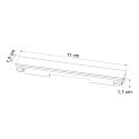 Connettore binario soffitto - Lyne