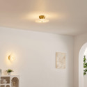 Illuminazione da parete marmo bianco opalino - Lilasea