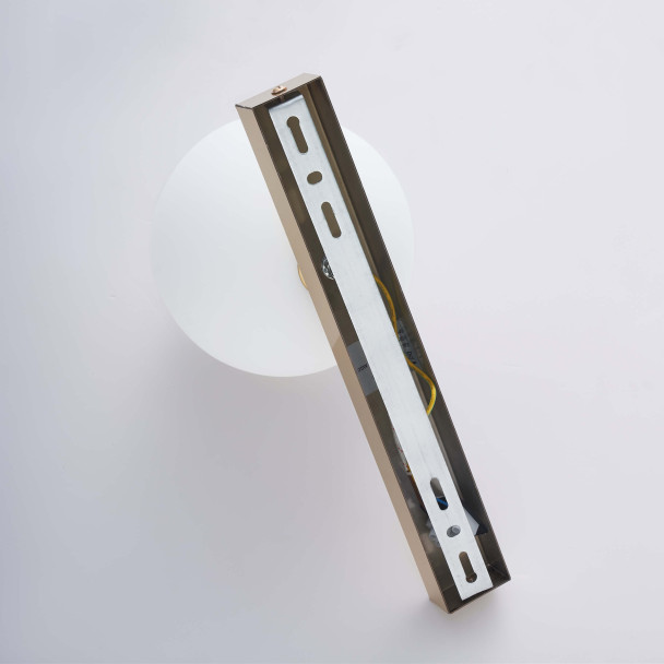 Illuminazione da parete ottone chiaro luce diffusa - Noava