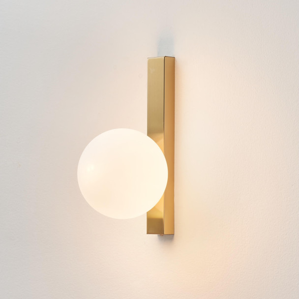 Illuminazione da parete ottone design elegante sobrio - Noava