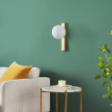Lampada da parete ottone dorato elegante luminosa - Noava