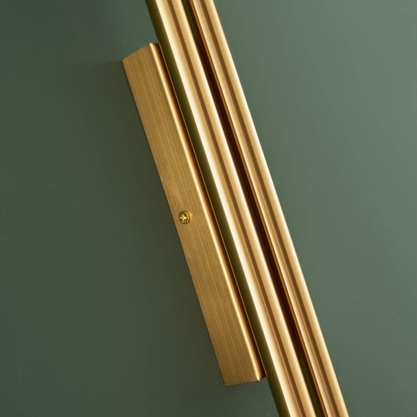 Applique lunga ottone 70 cm atmosfera calda - Gali