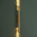 Illuminazione parete dorata minimalista design interno - Gali