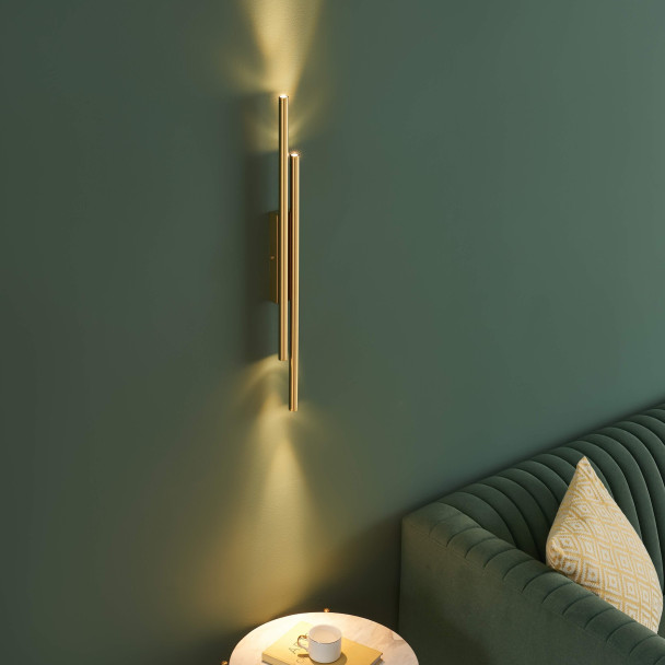 Lampada parete ottone elegante arredamento contemporaneo - Gali
