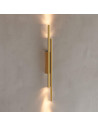 Applique da interno in ottone con quattro punti luce 70 cm - Gali
