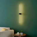 Lampada parete nera 80 cm minimalista - Edeline