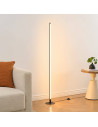 Lampada da terra nera design LED minimalista con dimmer integrato - Sloane