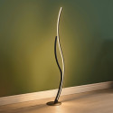 Lampada da terra nera design angolo relax - Ysoria