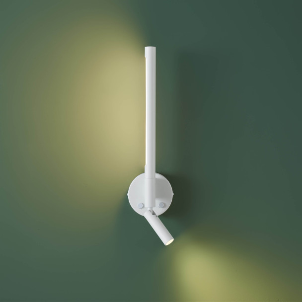 Applique design con luce lettura orientabile - Noxea