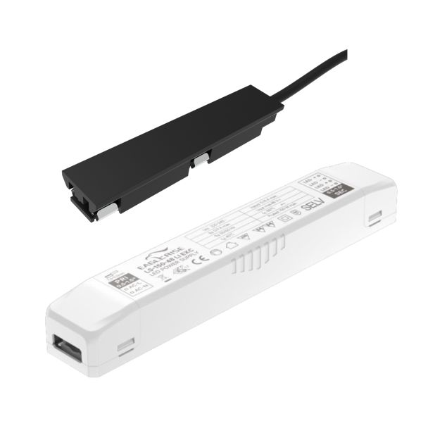 Alimentatore per rail nero - Lyne