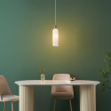 Sospensione dorata E14 luce personalizzata - Leonora