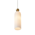 Lampada sospesa dorata elegante zona living - Leonora