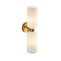 Lampada parete dorata design elegante - Leonora