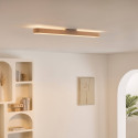Illuminazione lineare beige LED dimmerabile 115 cm - Oswin