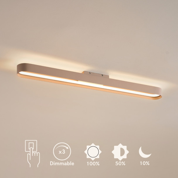 Illuminazione lineare beige LED dimmerabile 115...
