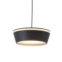 Piccola sospensione nera minimalista LED integrato dimmerabile - Mavel