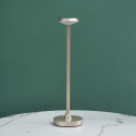 Lampada da tavolo touch dorata LED dimmerabile design minimalista IP44 - Rico
