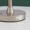 Lampada da tavolo touch dorata LED dimmerabile design minimalista IP44 - Rico