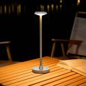 Lampada da tavolo touch dorata LED dimmerabile design minimalista IP44 - Rico