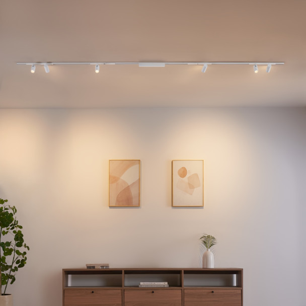 Sistema rail bianco soffitto - Lyne