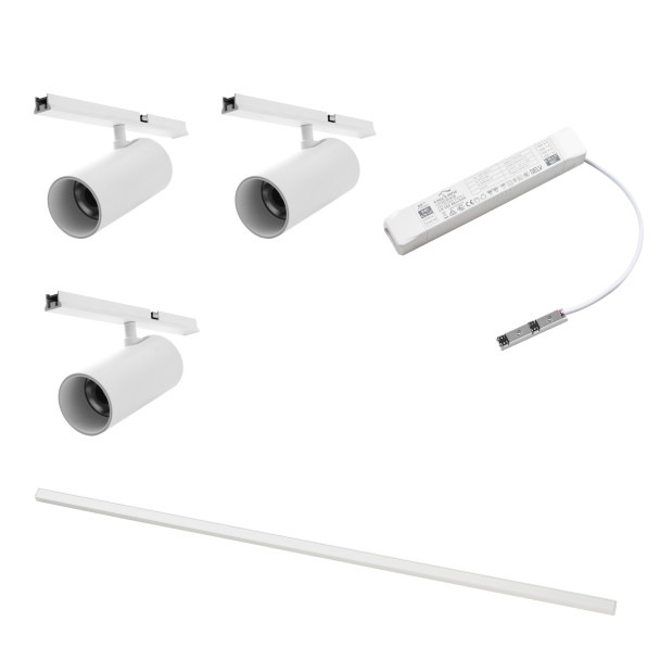 Plafoniera rail bianco - Lyne