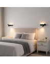 Set di 2 applique nere per testiera destra e sinistra - Lodvi