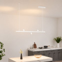Sospensione magnetica bianca senza moduli luminosi, personalizzabile, trasformatore integrato 50W - Lyne