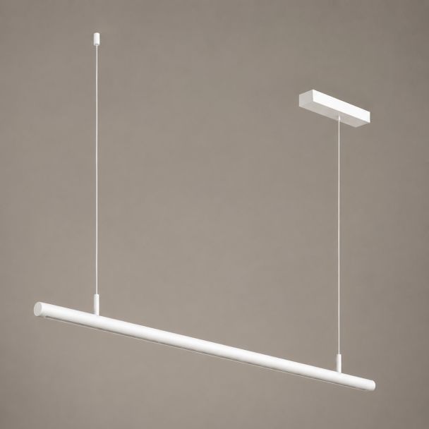 Sospensione magnetica bianca senza moduli luminosi, personalizzabile, trasformatore integrato 50W - Lyne