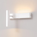 Applique bianca da testiera con luce da lettura sinistra - Lodvi - SINISTRA