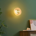 Applique contemporanea in vetro ambrato LED 6W - Inaya